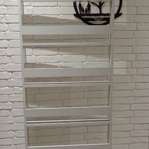 Piękna szara biblioteczka 200x70x9